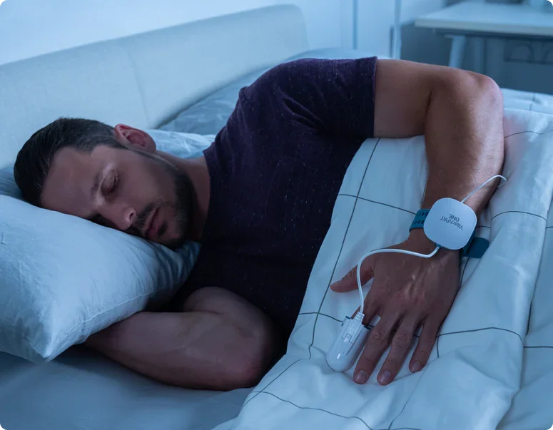 WatchPat ONE man sleep test