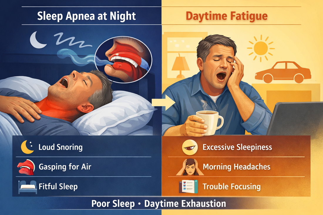 Sleep apnea affects your nights and days